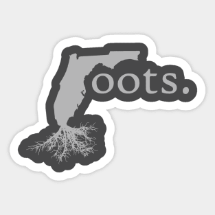 Roots In Florida Sticker